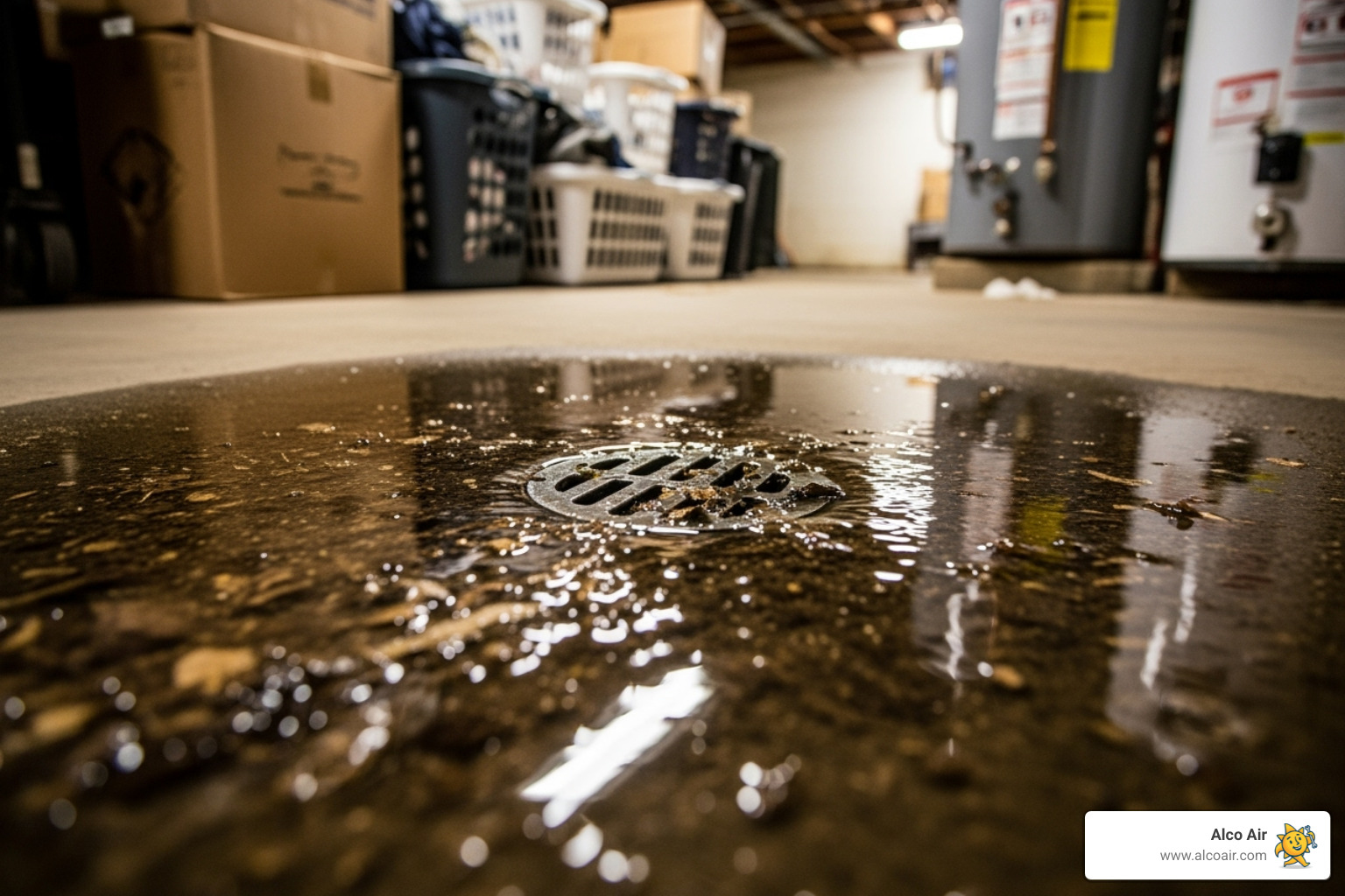 clogged sewer line